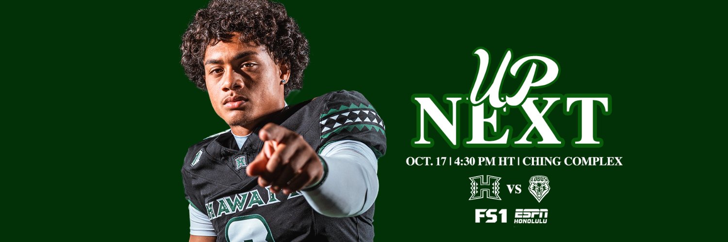 Hawaii Football's banner