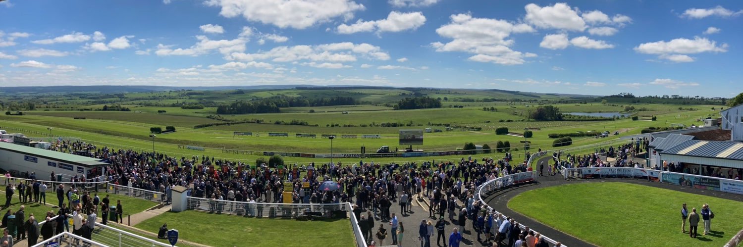 Hexham Racecourse's banner