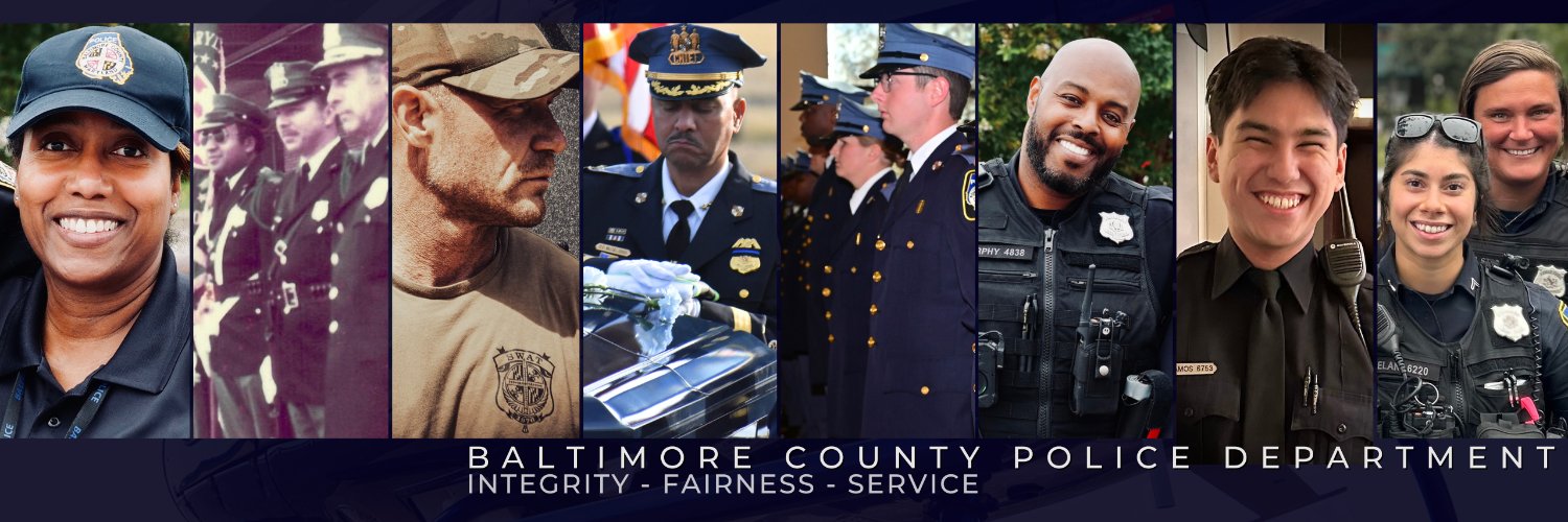 Baltimore County Police Department's banner