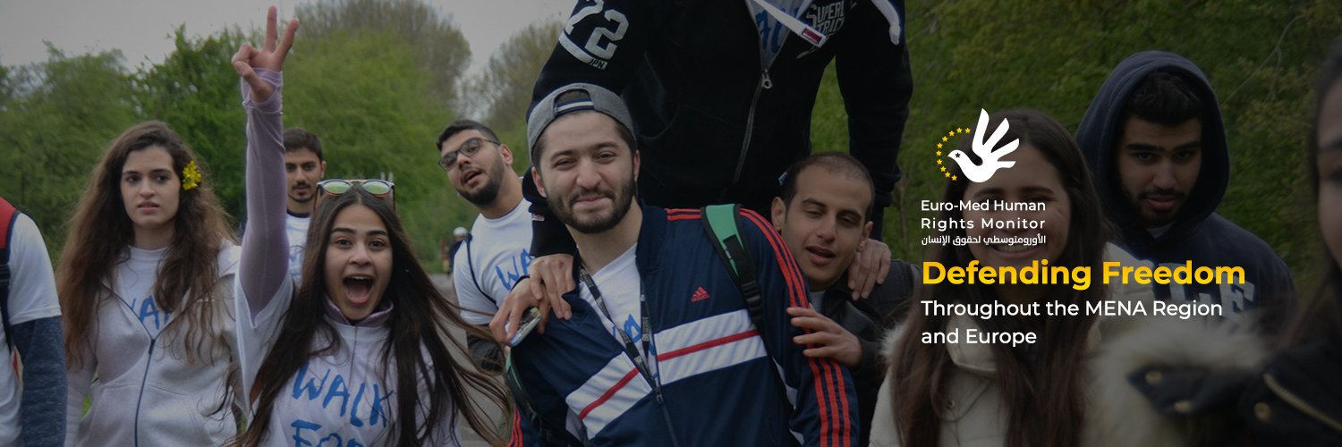 Euro-Med Monitor's banner