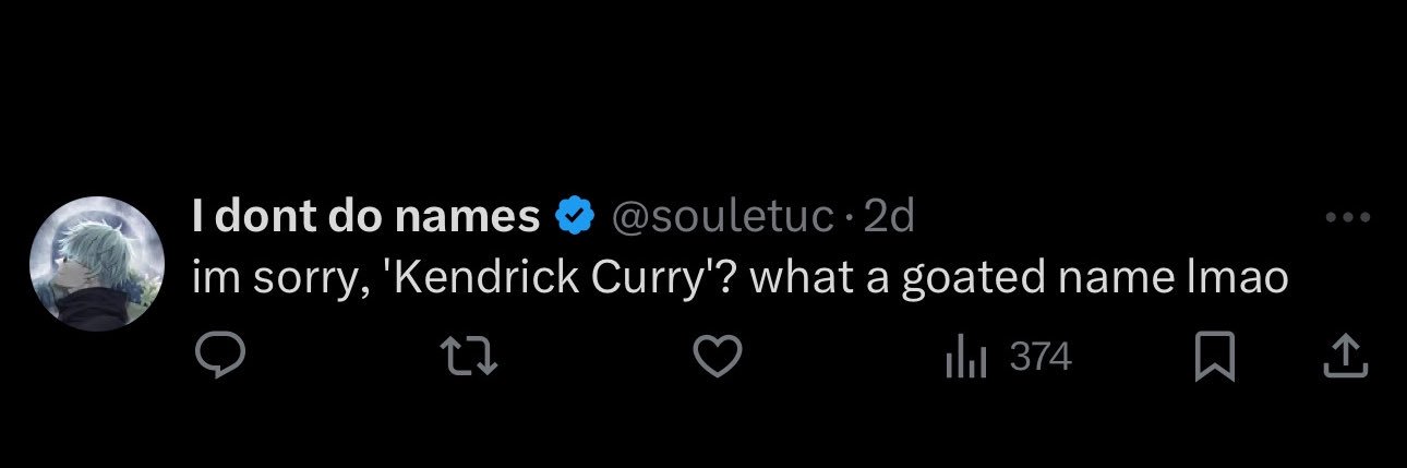 Kendrick Curry's banner