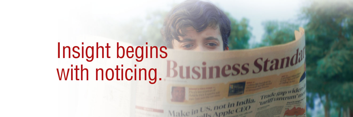 Business Standard's banner