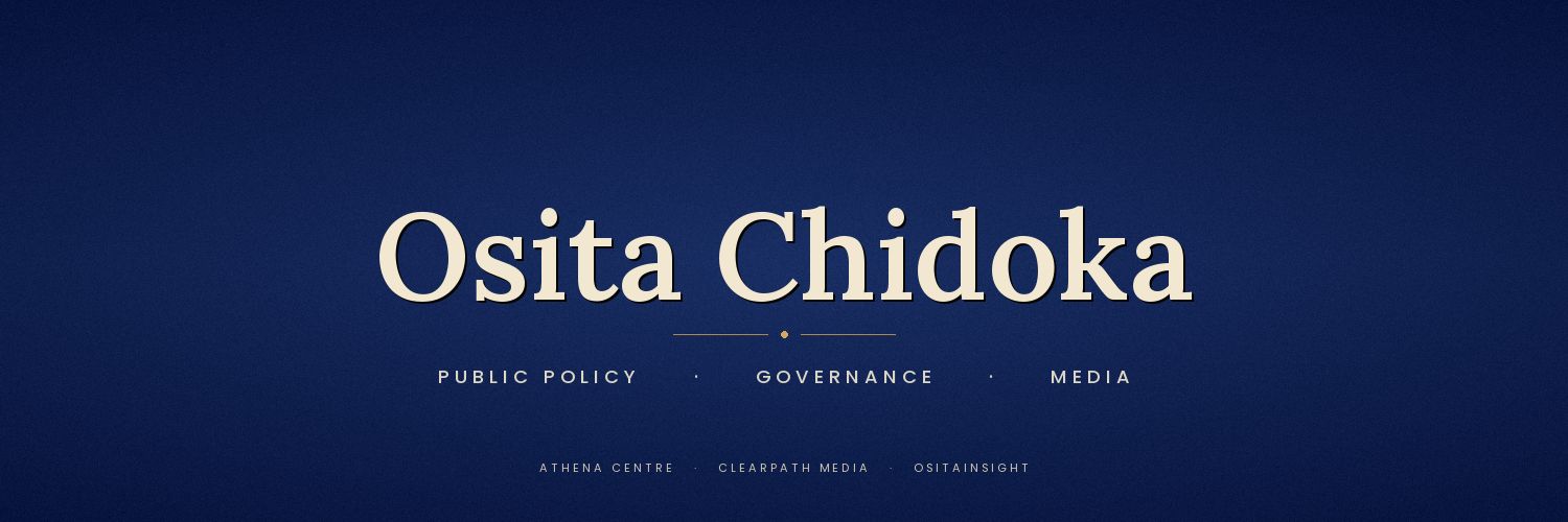 Osita Chidoka's banner
