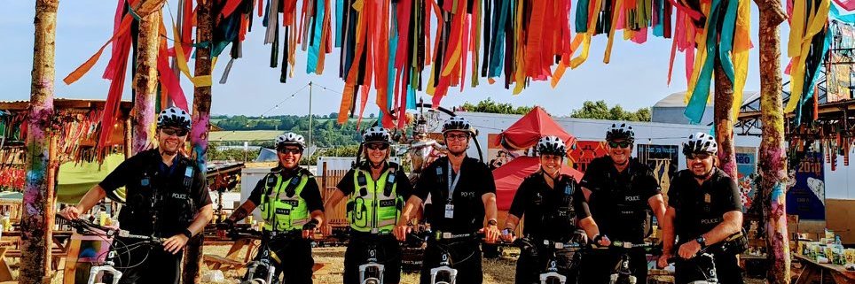 Glastonbury Police's banner
