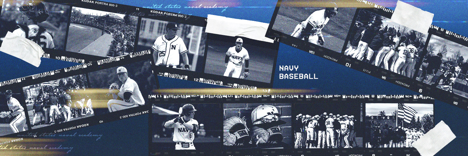 Navy Baseball's banner