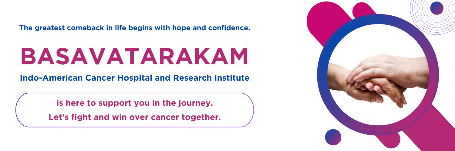 Basavatarakam Indo American Cancer Hospital's banner