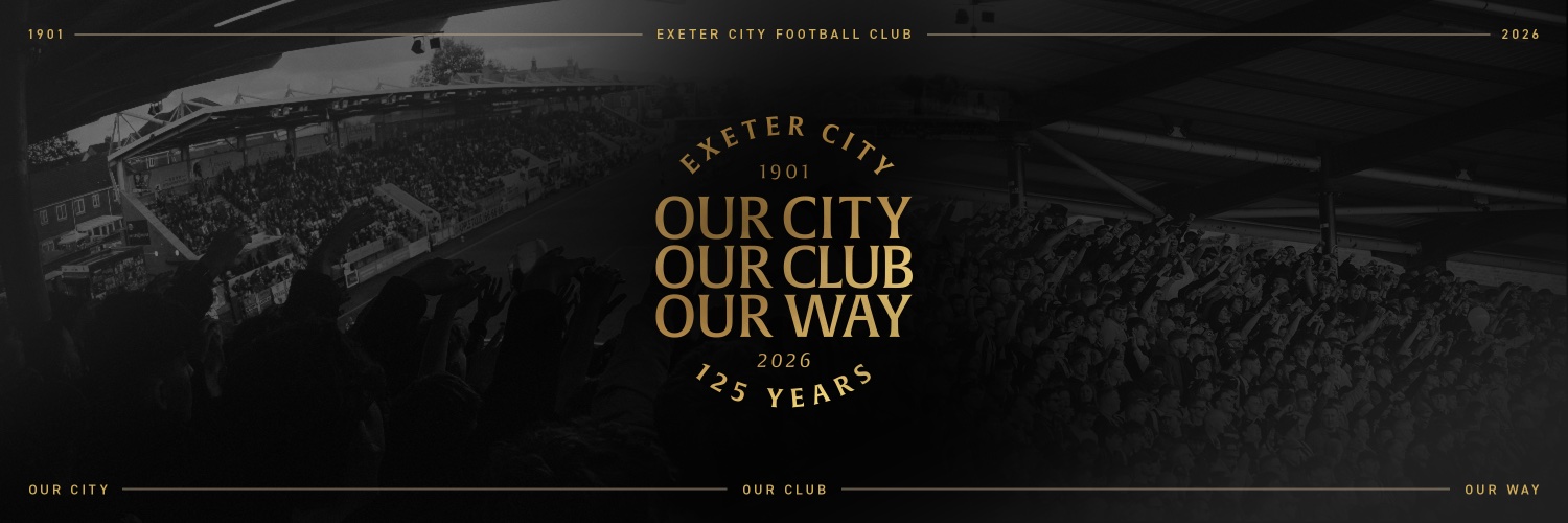 Exeter City FC's banner