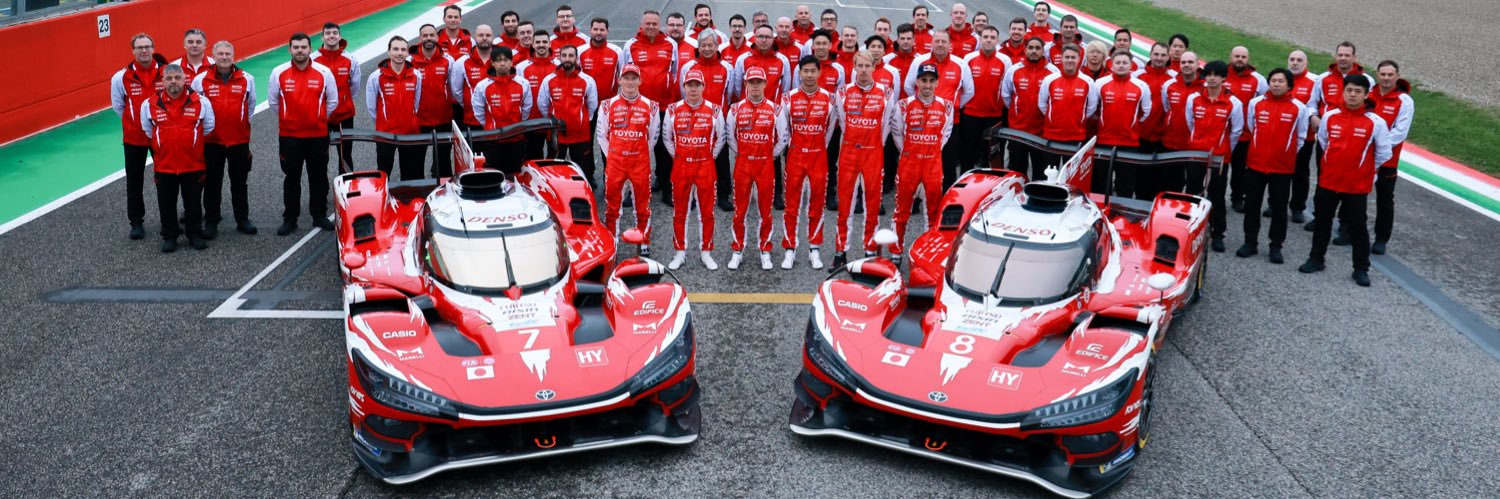 TOYOTA RACING WEC's banner