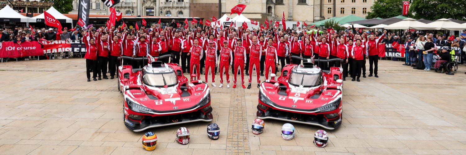 TOYOTA RACING WEC's banner