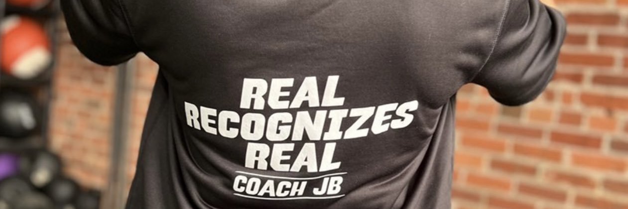 Coach Jason Brown's banner