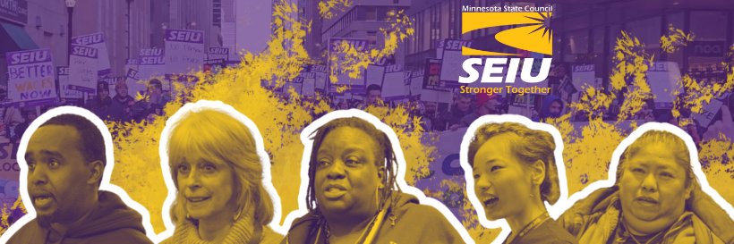 SEIU Minnesota's banner