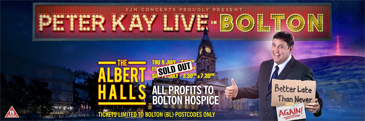 Peter Kay's banner