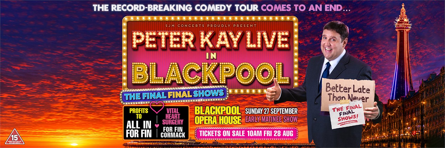 Peter Kay's banner