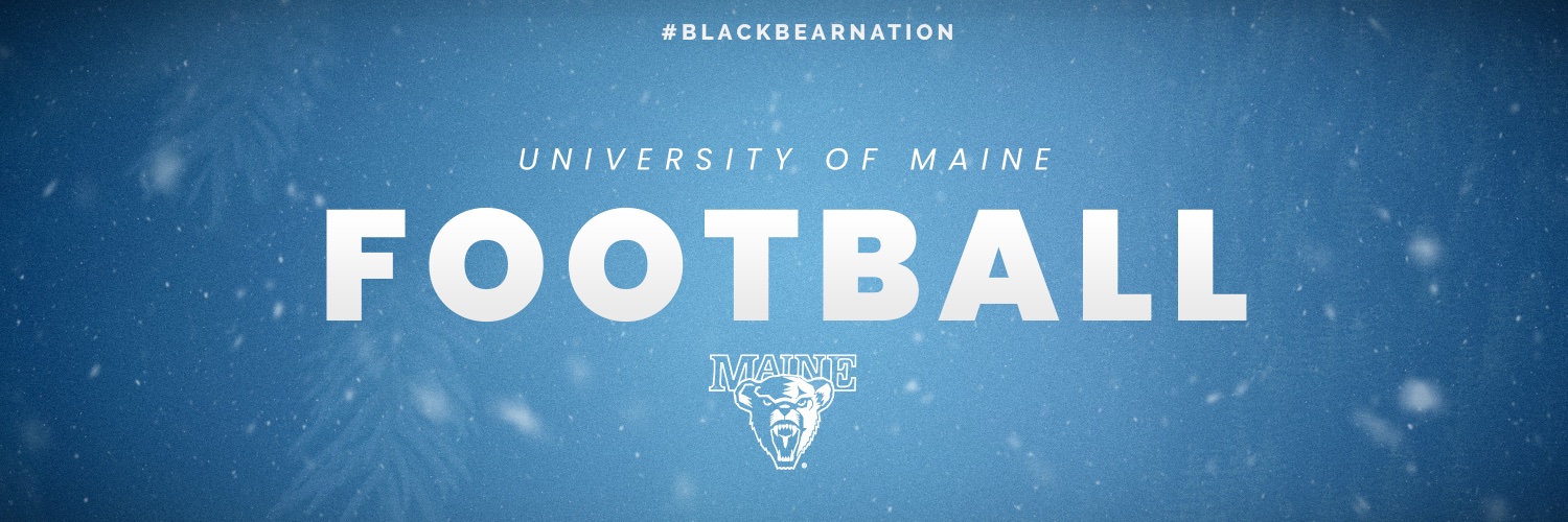 Maine Football's banner