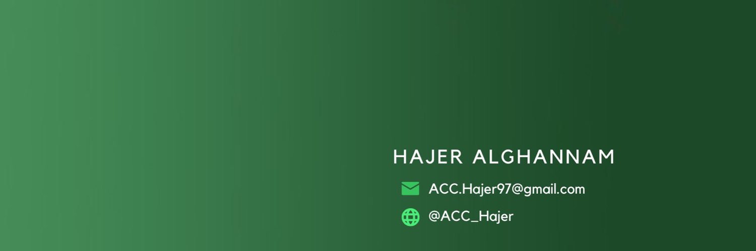 Hajer Alghannam's banner