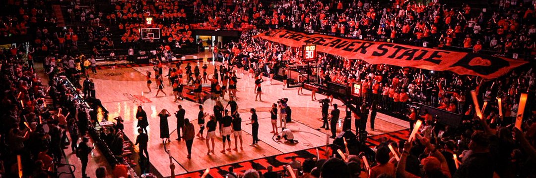 Oregon State WBB's banner