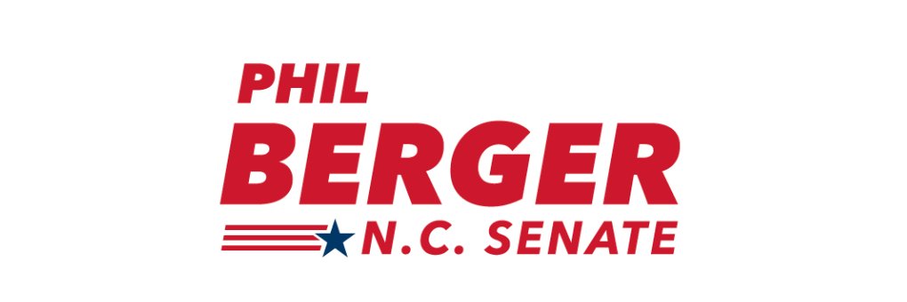 Senator Phil Berger's banner