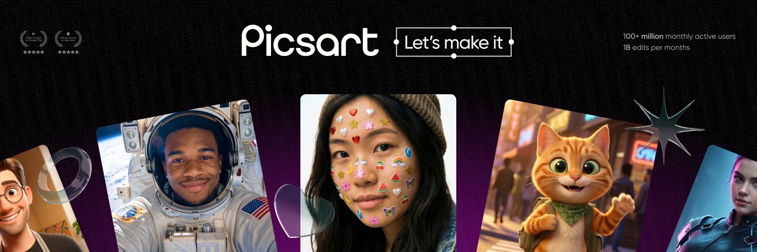 Picsart's banner