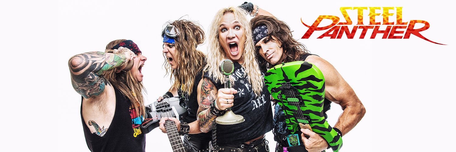 Steel Panther's banner