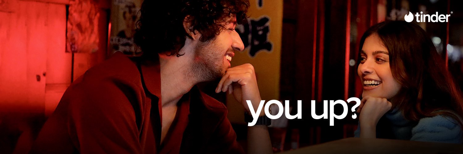 Tinder India's banner