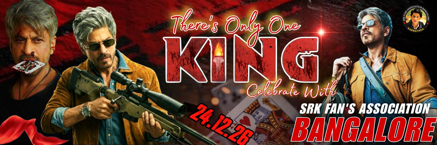 SHAH RUKH KHAN FANS ASSOCIATION's banner