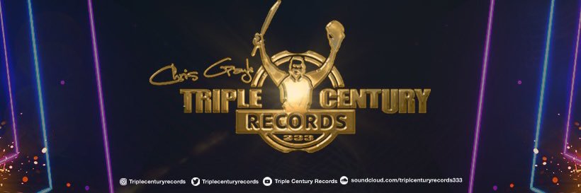 Chris Gayle's banner