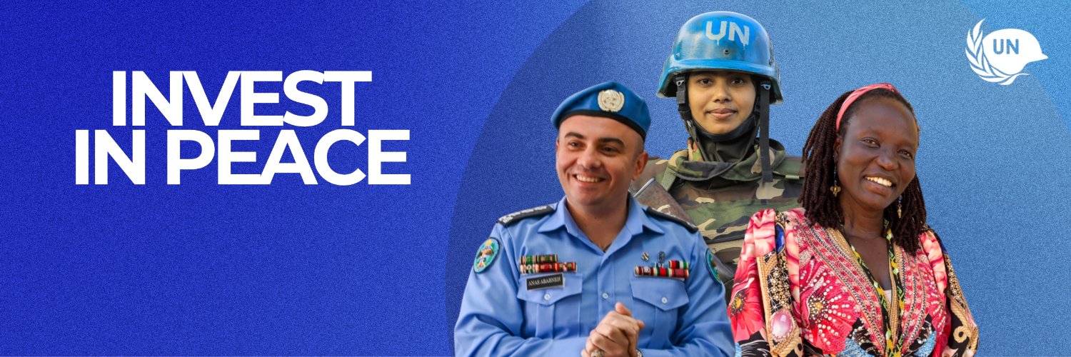 UN Peacekeeping's banner