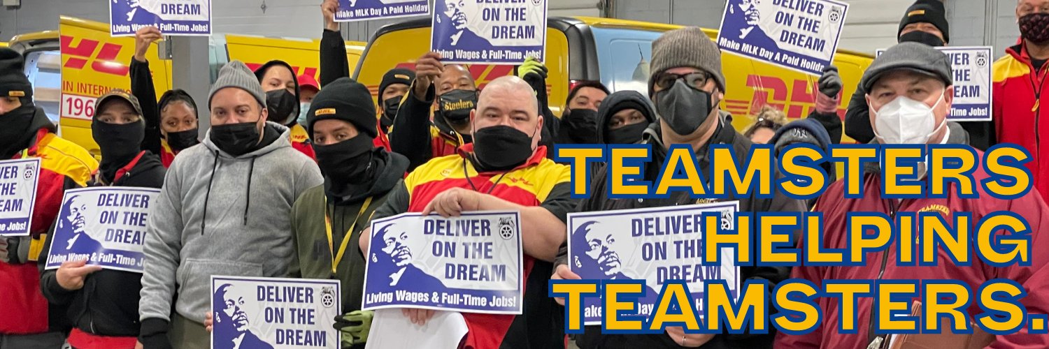 Teamsters for a Democratic Union's banner