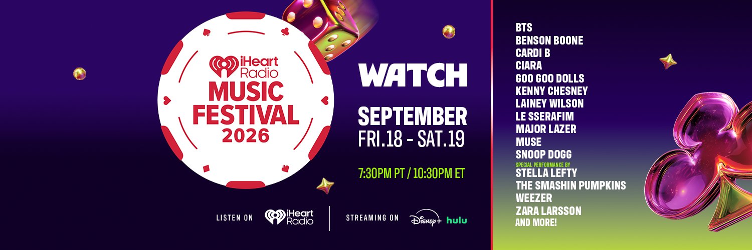 iHeartRadio's banner