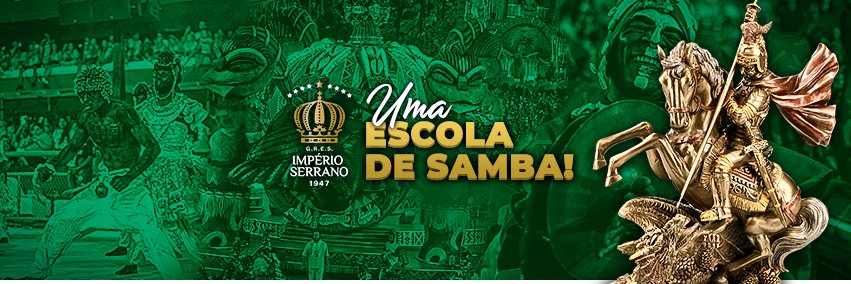 Império Serrano's banner