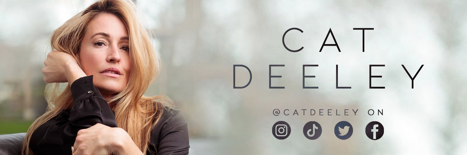 Cat Deeley's banner