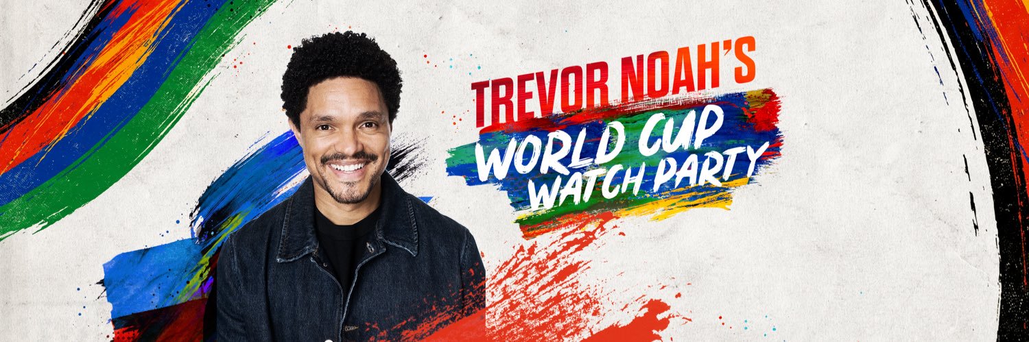 Trevor Noah's banner