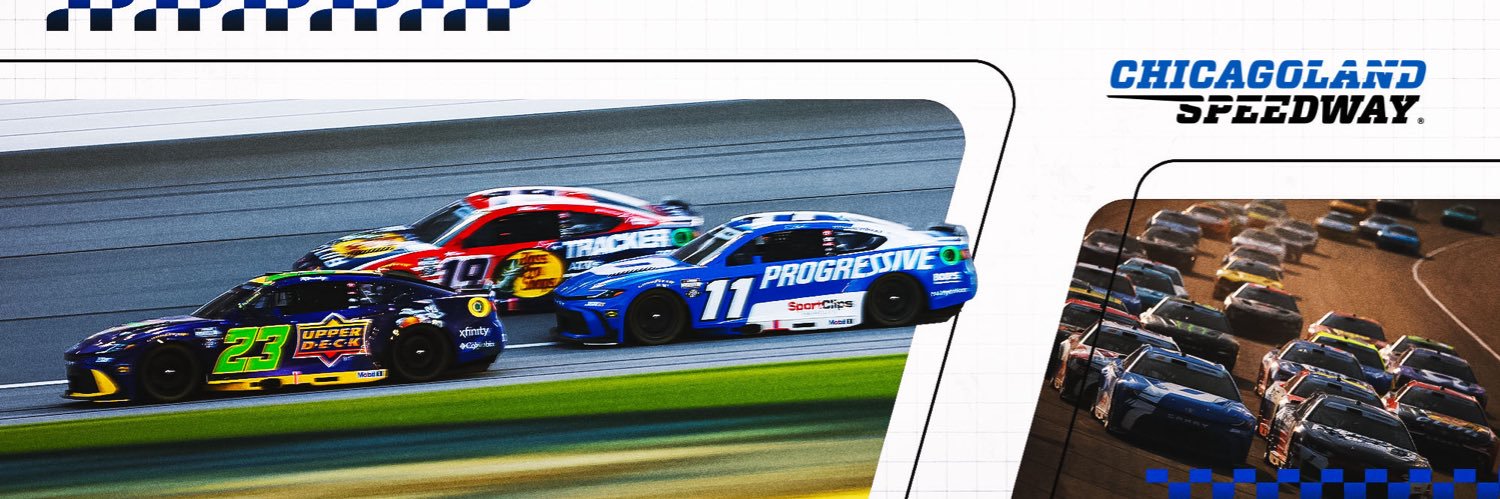 Chicagoland Speedway's banner