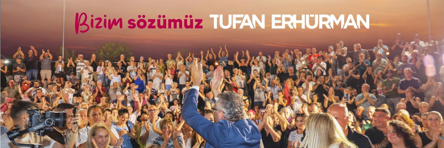 Tufan Erhürman's banner