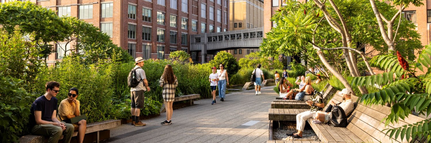 The High Line's banner
