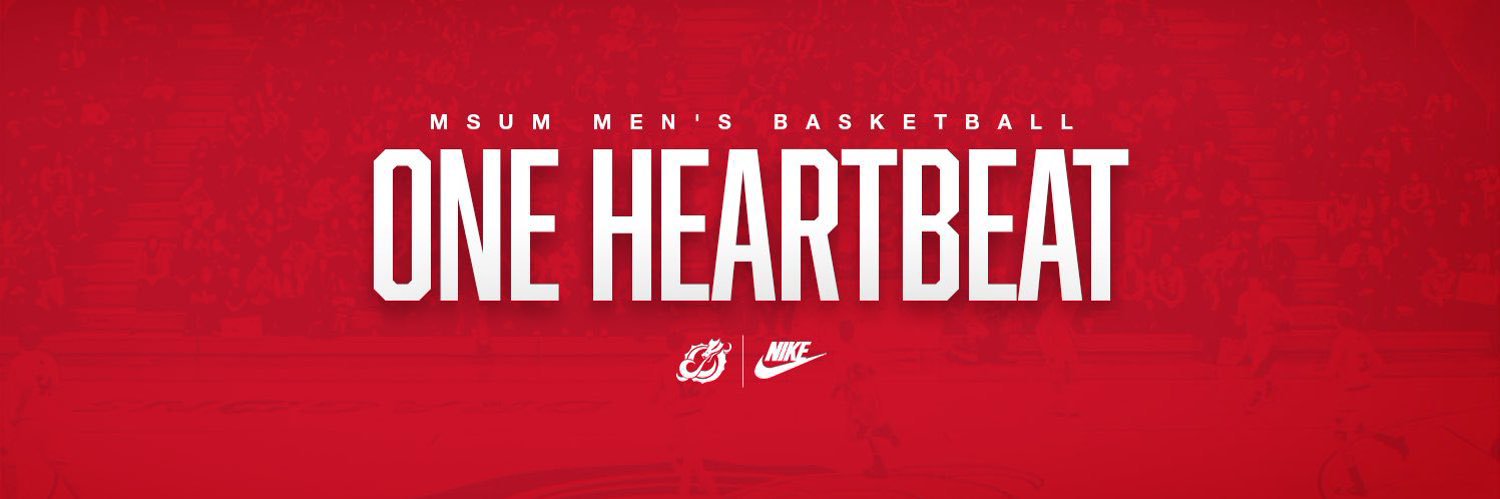 MSUM Men's Basketball's banner