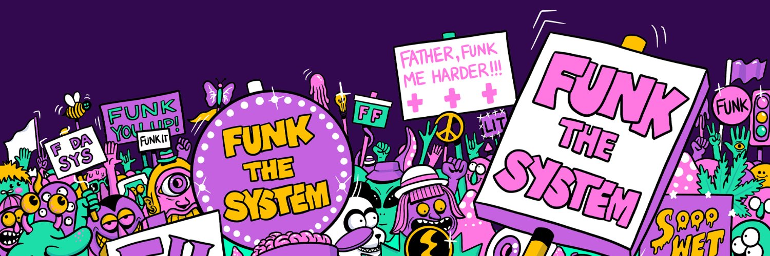Father Funk's banner