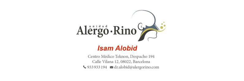 Dr. Isam Alobid's banner