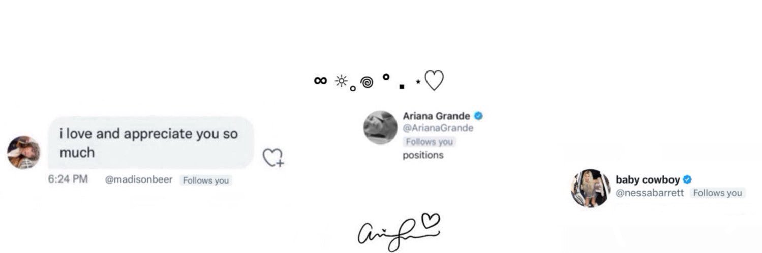 ً sophie ˚ ༘ ꕤ met ariana's banner