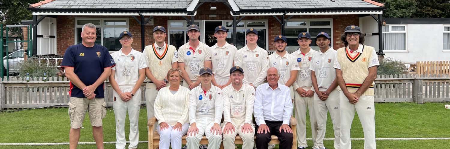 Formby Cricket Club's banner