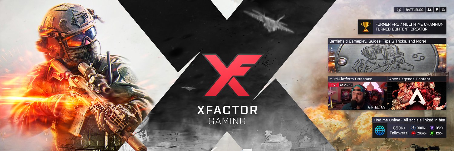 Xfactor Gaming - Battlefield 6 & Arc Raiders's banner