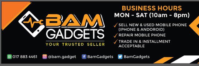 Bam🇲🇾 Jual iPhone's banner