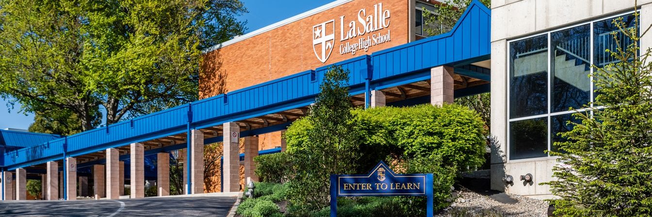 La Salle College High School's banner