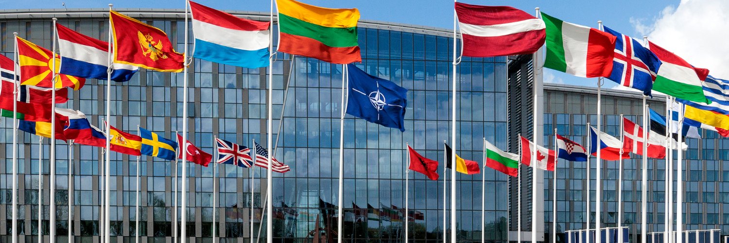 U.S. Mission to NATO's banner