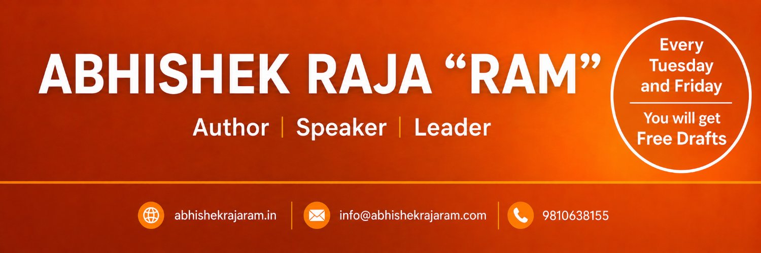 Abhishek Raja "Ram"'s banner