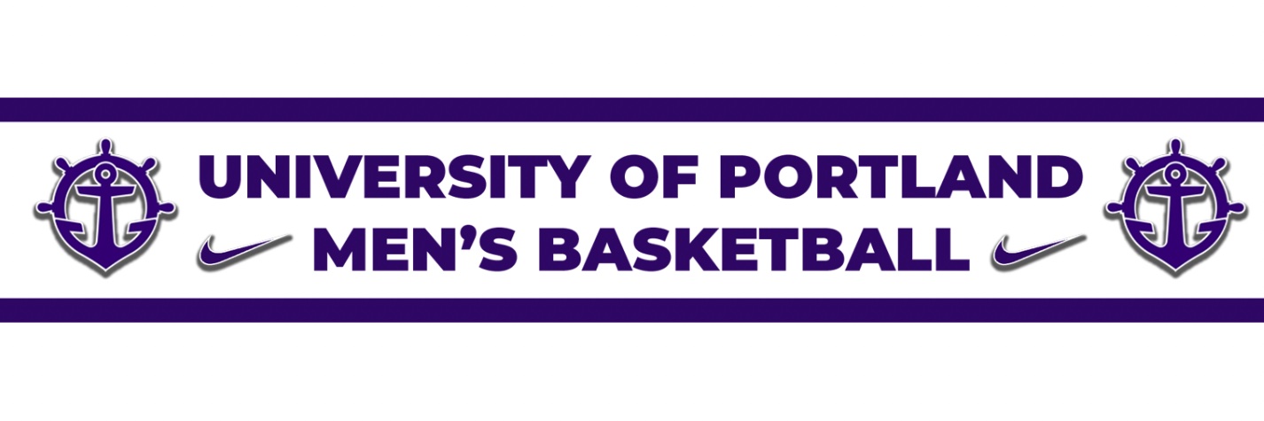 Portland Pilots Men's Basketball's banner