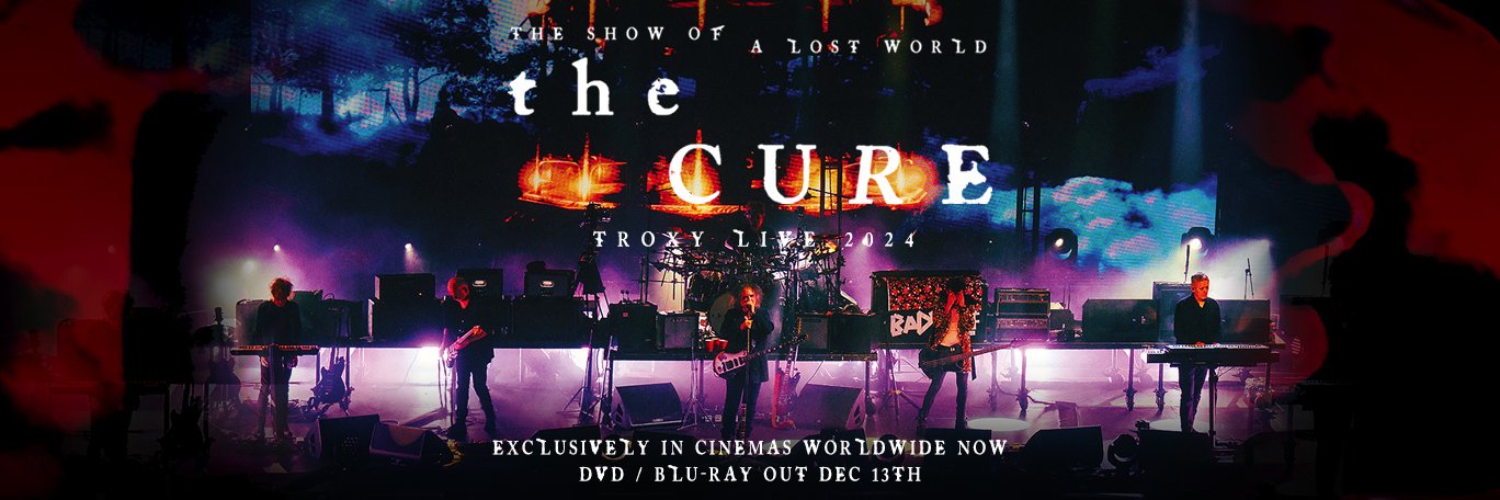 The Cure's banner