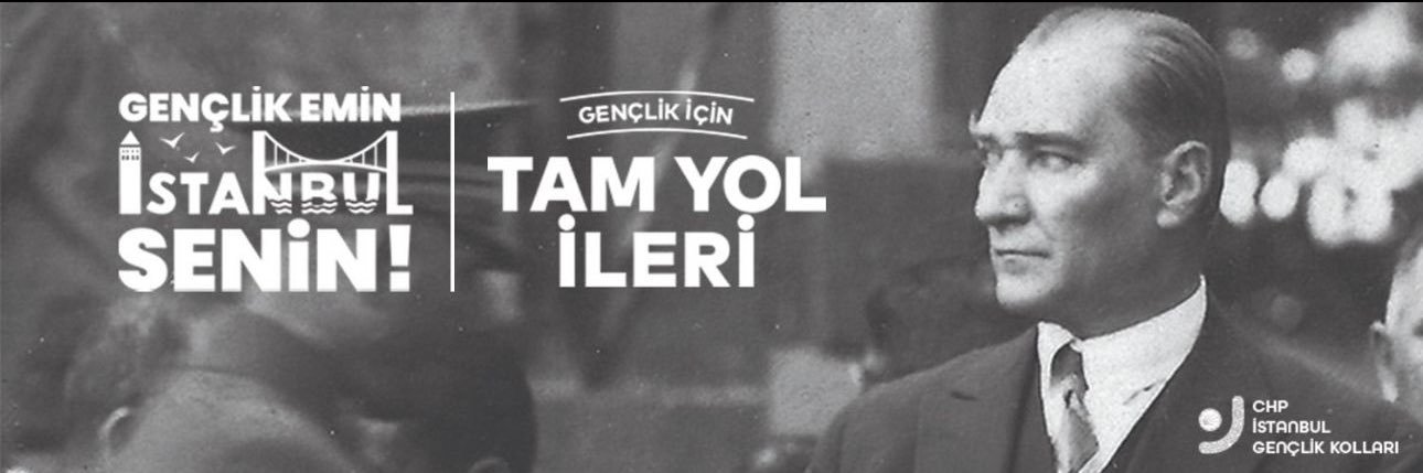CHP İstanbul Gençlik Kolları's banner