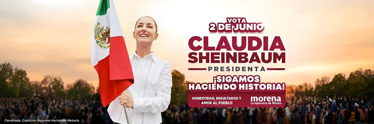 Morena#AMLO's banner