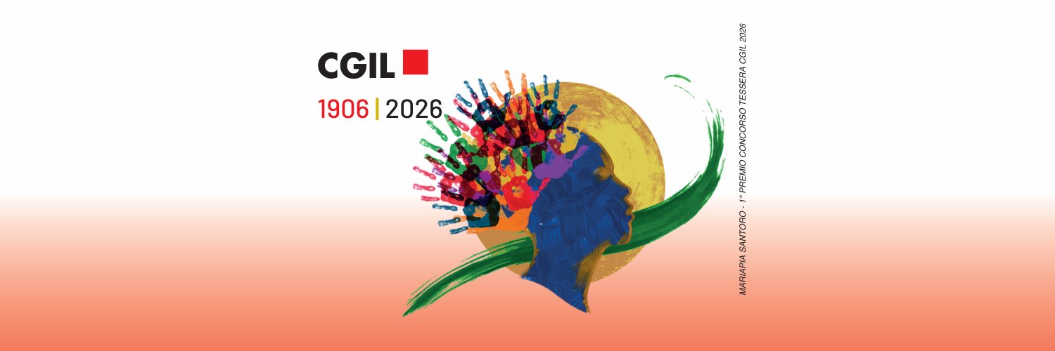 CGIL Nazionale's banner